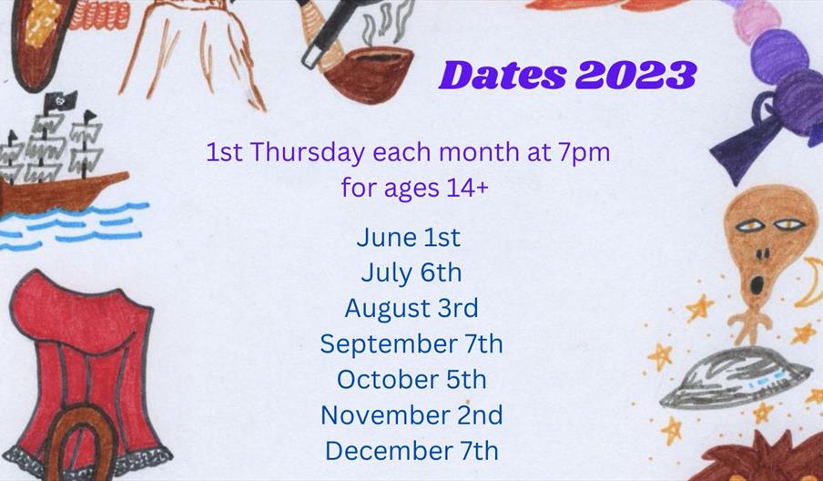 Dates for Story Telling cafe